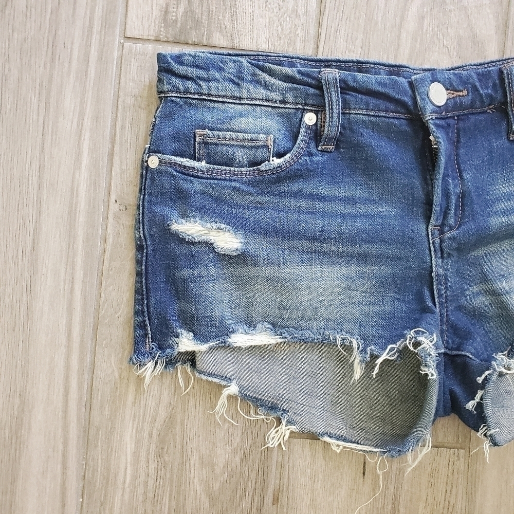 Blank NYC Distressed Mid-Rise shorts Size 26 - Picture 3 of 6